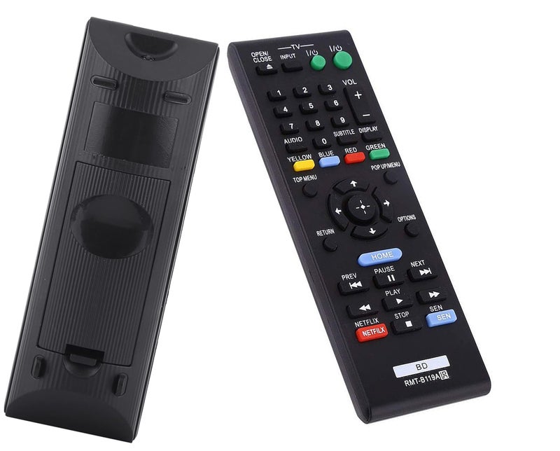 UBay New Remote RMT-B119A Compatible with Sony Blu-Ray Disc DVD Player BDP-BX59 BDP-S390 BDP-S590 BDP-BX110 BDP-S1100 BDP-S3100 BDP-BX310 BDP-BX510 BDP-S580 DP-BX510 BDP-BX59 BDP-BX39 - Image 2